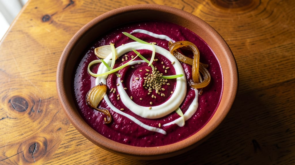 Beetroot Indian Soup Recipe: Spiced Yogurt and Cumin Velvety Smoothness