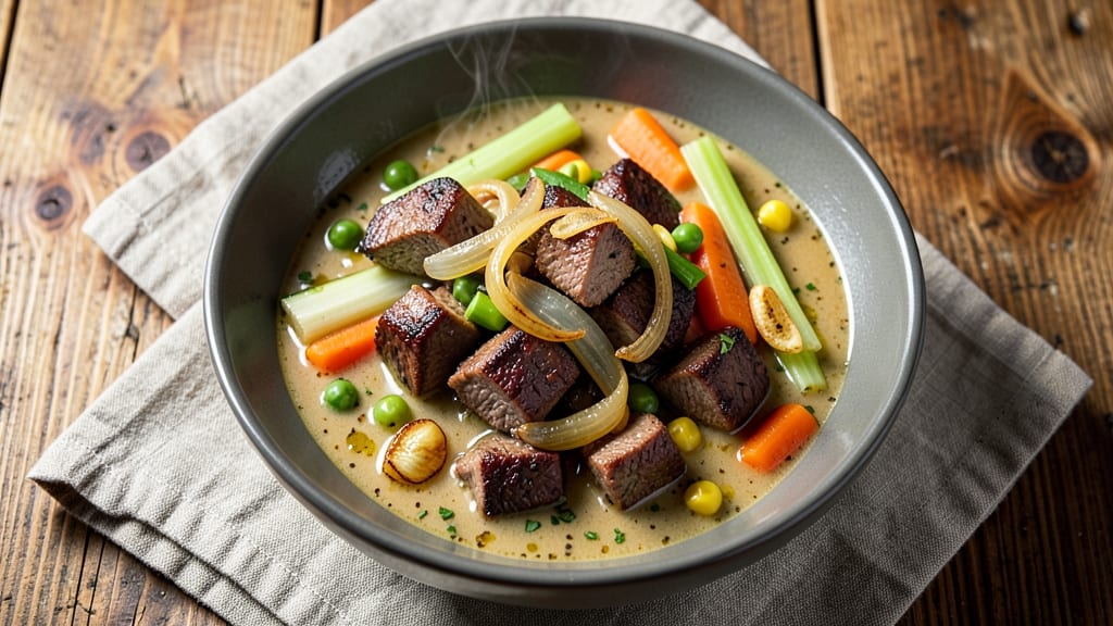 Beef Vegetable Soup Recipe With Frozen Veggies: One-Pot Heartiness in 25 Minutes
