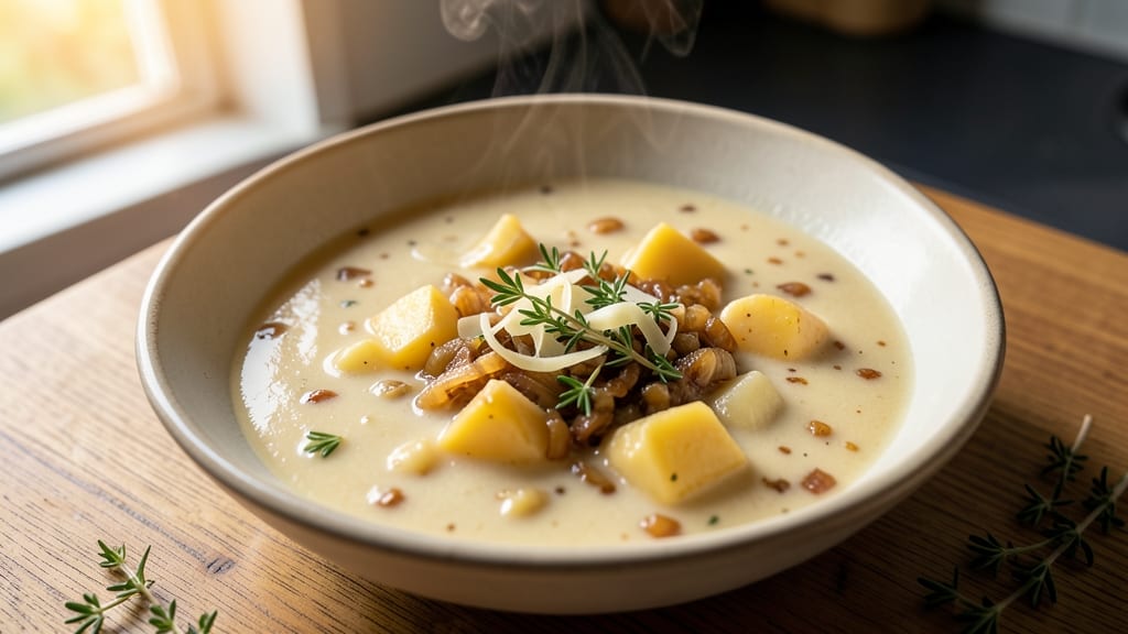 Basic Cream of Potato Soup Recipe: Velvety Smoothness With Earthy Herb Depth