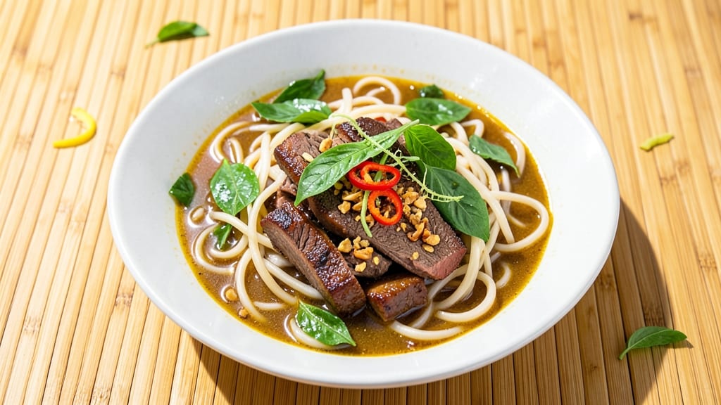 Beef Laksa Soup Recipe: Spicy Coconut Curry with Tender Beef and Slurp-Worthy Noodles