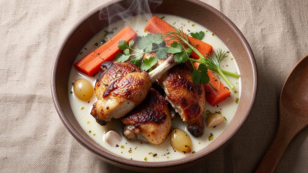 Anne Burrell's Chicken Soup Recipe: Homestyle Warmth With Celery Crown Crunch