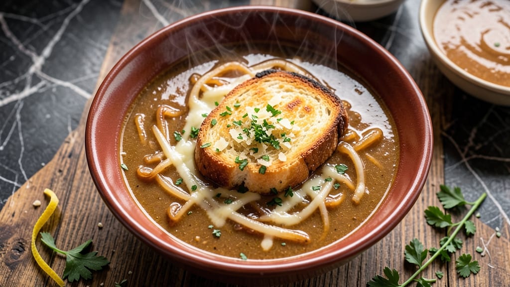 Applebee's Onion Soup Recipe: Crispy Celery Crowns Over Warm Bread Magic
