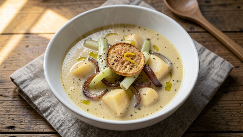 Alison Roman's Potato Leek Soup Recipe: Velvety Herb-Infused Comfort in One Pot