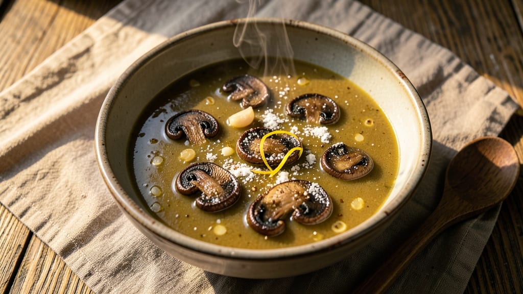 Gordon Ramsay's Mushroom Soup Recipe: Rich Umami Depth With Perfect Celery Crowns