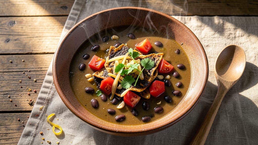 Amy's Black Bean Soup Recipe: Smoky Cumin and Charred Onion Bases