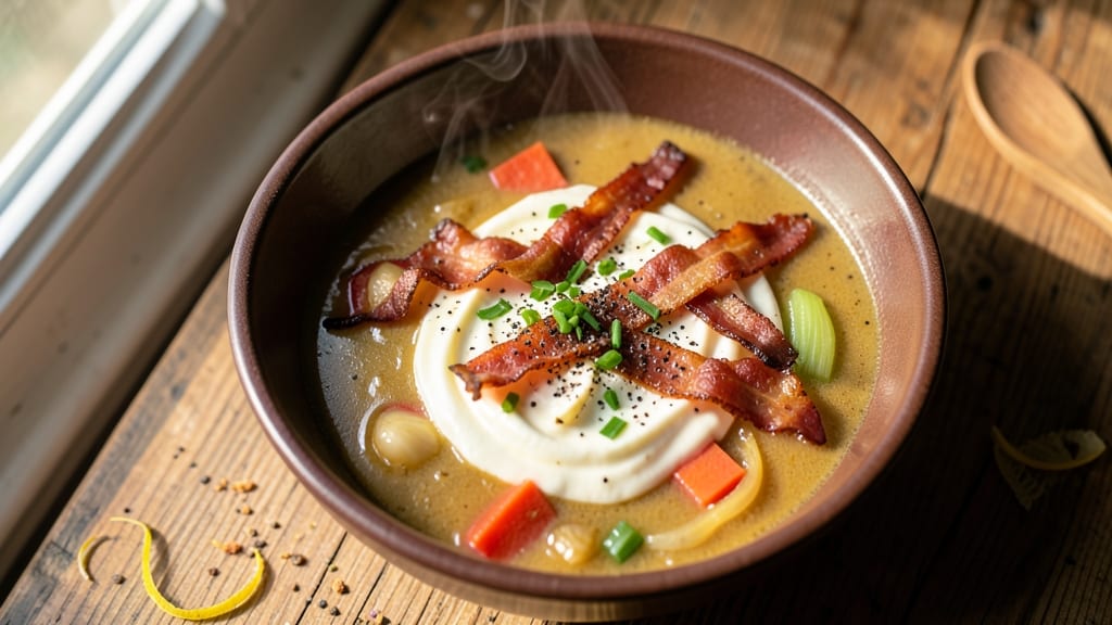 Bacon Cheese Soup Recipe: Smoky Bacon Bites and Melty Cheese Bliss