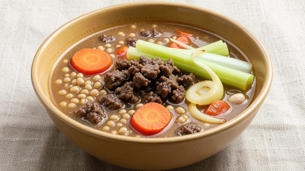 Beef Barley Soup Recipe With Hamburger: Hearty One-Pot with Ground Beef Depth