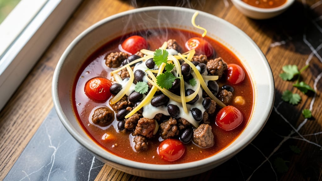 Award-Winning Taco Soup Recipe: Bold Layers of Spice and Crunch