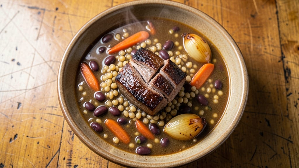 Beef Barley Bean Soup Recipe: Hearty Stew With Earthy Barley and Tender Beef
