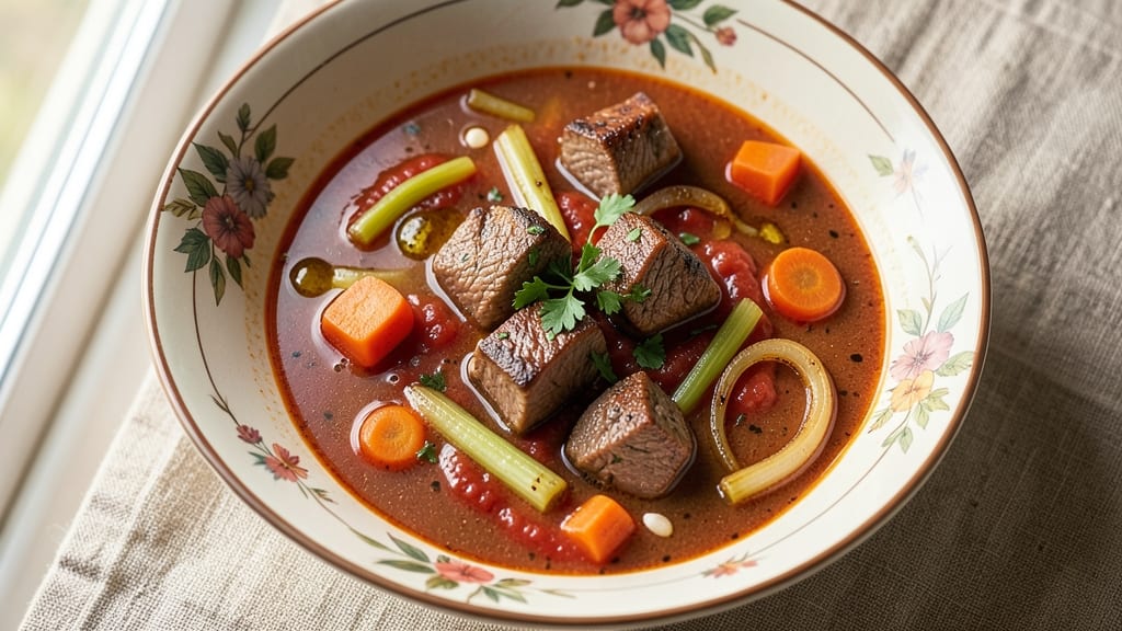Beef Cubes Soup Recipe: Slow-Cooked Richness With Tender Meat Bites