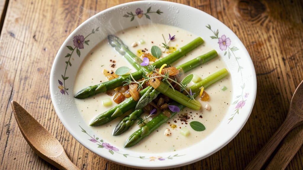 Best Pioneer Woman Asparagus Soup Recipe: Velvety Herb Velout With Crisp Celery Crowns