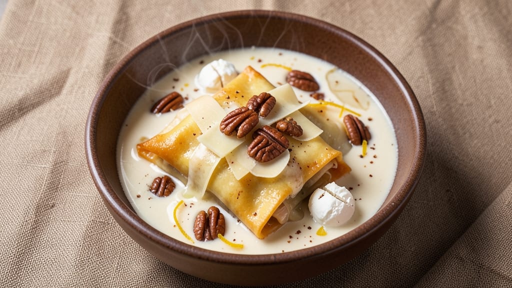 3 Pieces of Pecan Lasagna Soup Recipe: Southern Comfort with Crunchy Topping Magic