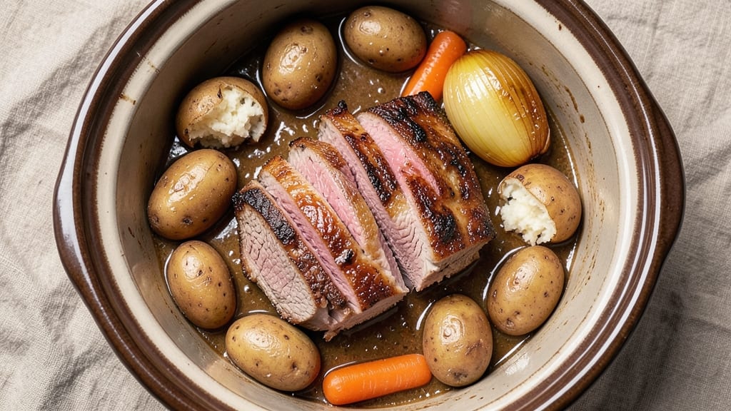 Lipton Soup Pot Roast Recipe Crock Pot: Slow-Cooked Richness With Tender Meat and Veggies