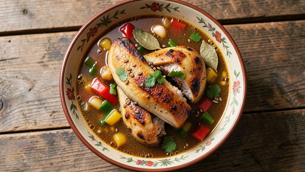 Authentic Cuban Chicken Soup Recipe: Smoky Garlic and Cilantro Crunch in One Pot