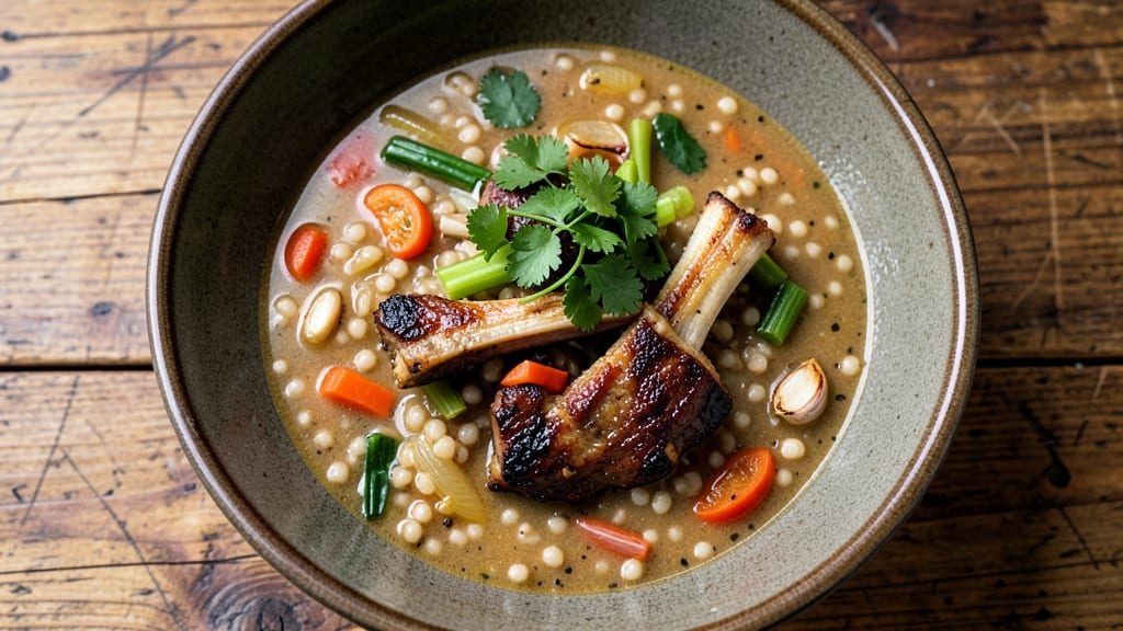 Beef Barley Soup Recipe With Soup Bones: Deep-Rich Flavor From Bone-In Simmering