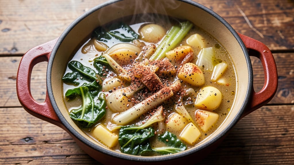 Abram Anderson's Cabbage Soup Recipe: Slow-Simmered Comfort with Hearty Potato Bites