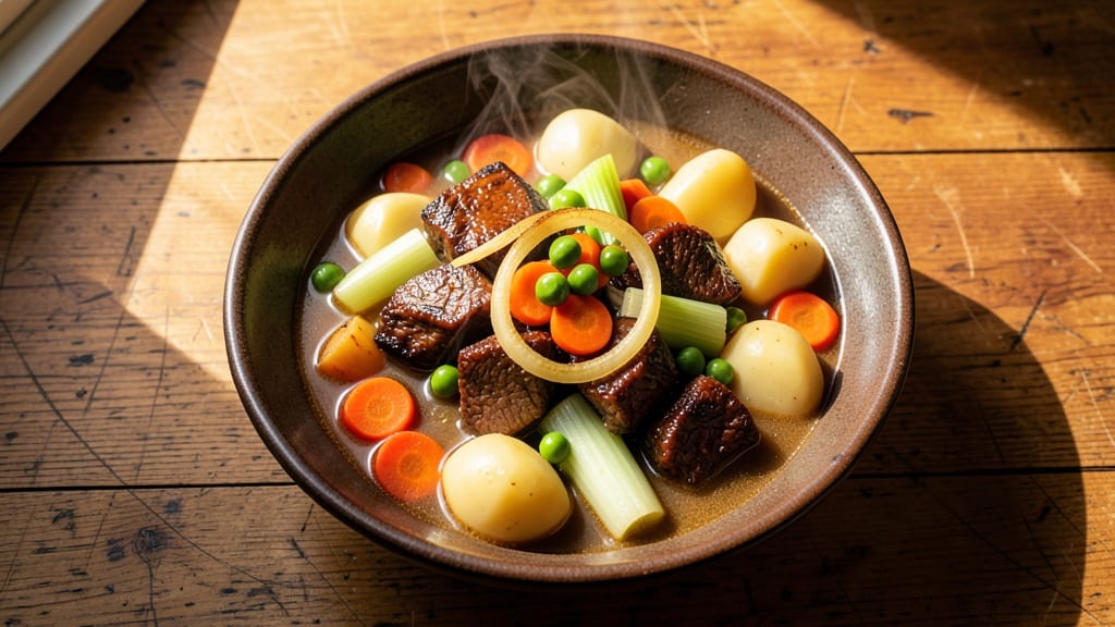 Beef Tips and Vegetable Soup Recipe: Savory Bites in Hearty Broth
