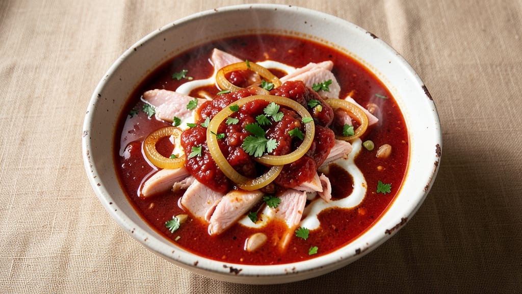 Baja Enchilada Soup Recipe: Crunchy Tortilla Strips and Zesty Tomato Cream