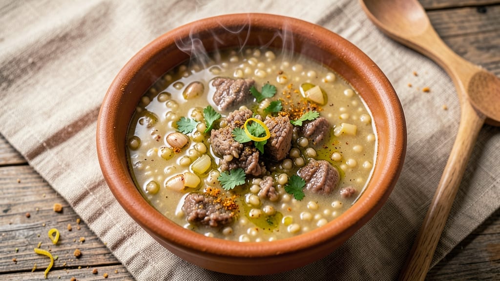 Arabic Barley Soup Recipe: Spiced Turmeric and Cumin Depth in One Pot