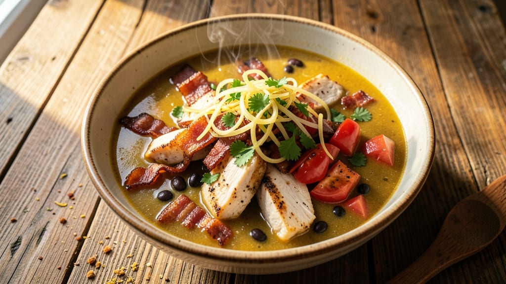 Applebee's Tortilla Soup Recipe: Crisp Celery Crowns and Smoky Bacon Bites
